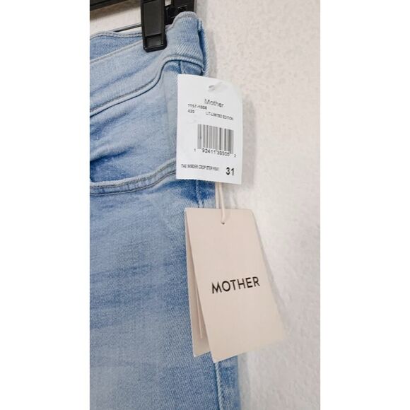 Mother The Insider Crop Step Fray Jeans in Limited Edition 31” - Picture 6 of 11